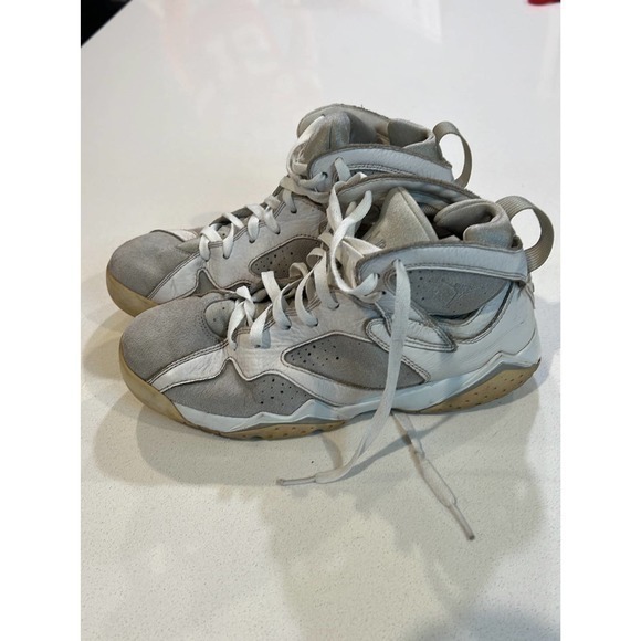 Jordan Retro 7‎ Pure Platinum Shoes  - Youth 7 - Picture 3 of 12